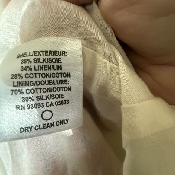 NIC+ZOE Pink/ Red Floral A-Line Skirt Silky Blend  Zip Closure Size 12 - Picture 4 of 7